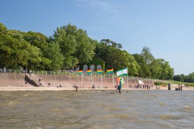 Kunst am Kurhausstrand im Nordseebad Dangast