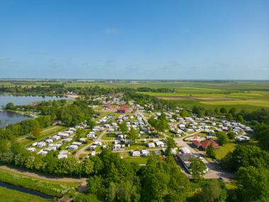 Luftaufnahme Campingplatz Großes Meer in Südbrookmerland
