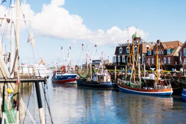 Der Kutterhafen von Neuharlingersiel