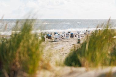Strandkörbe am Strand von Spiekeroog
