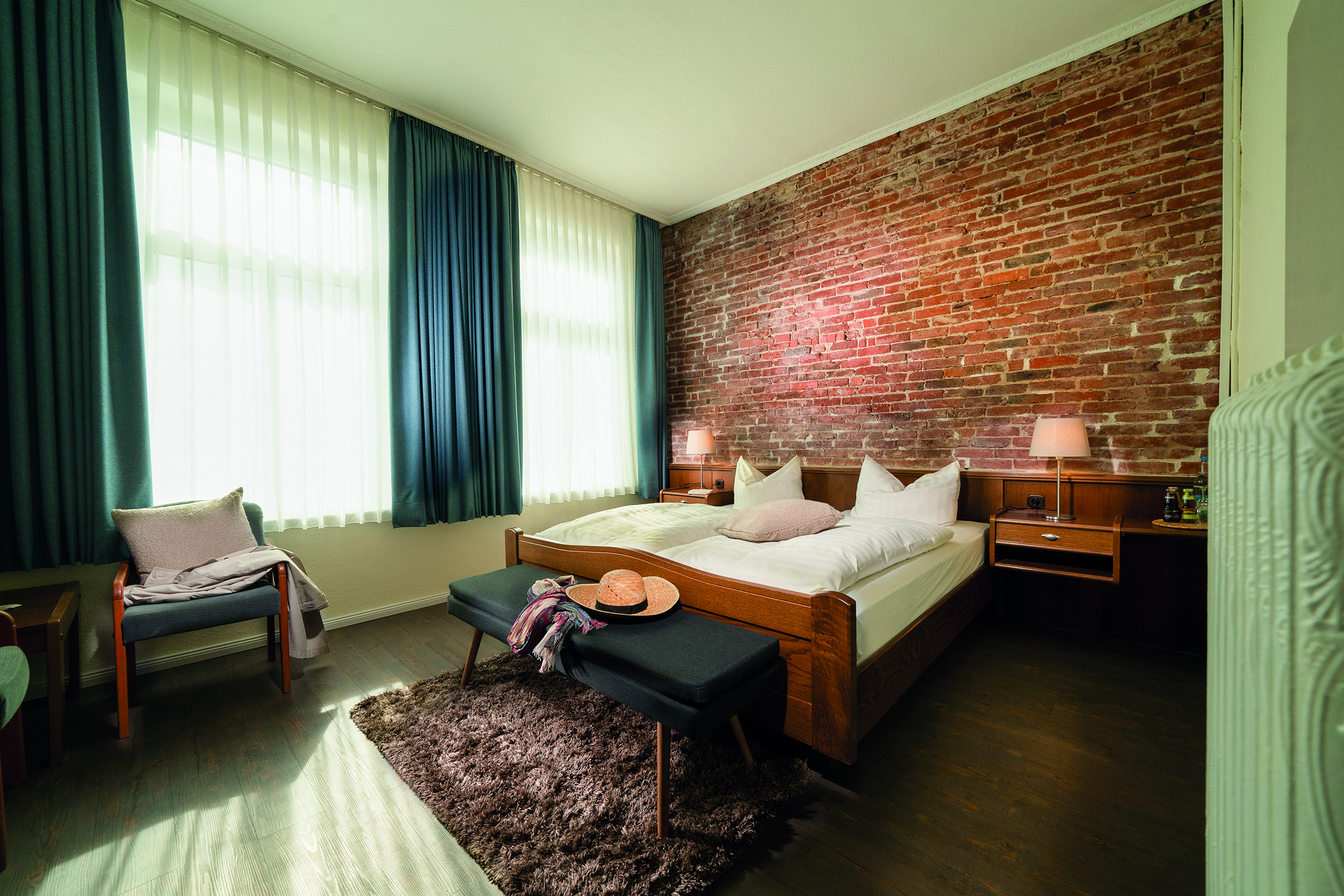 Hotelzimmer von Peters-Das Genusshotel in der Wingst